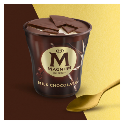Magnum Classic Vanilla Ice Cream in a Chocolate Shell Pint 14.8oz