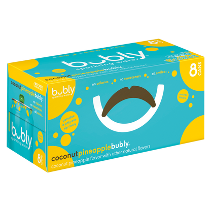 Bubly Coconut Pineapple 8pk 12oz Can