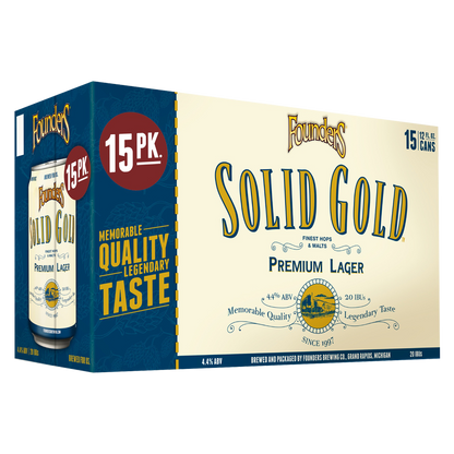 Founders Solid Gold 15pk 12oz Can 4.4% ABV