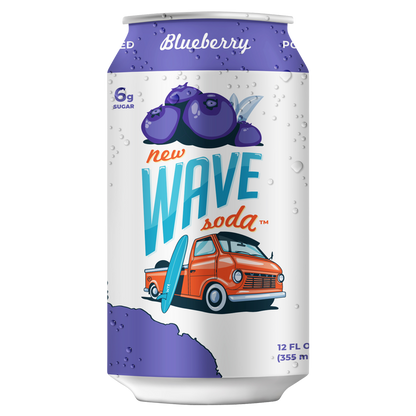 Wave Soda Blueberry 12oz
