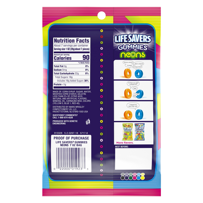 Life Savers Neon Gummies 7oz