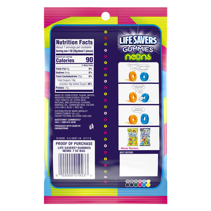 Life Savers Neon Gummies 7oz