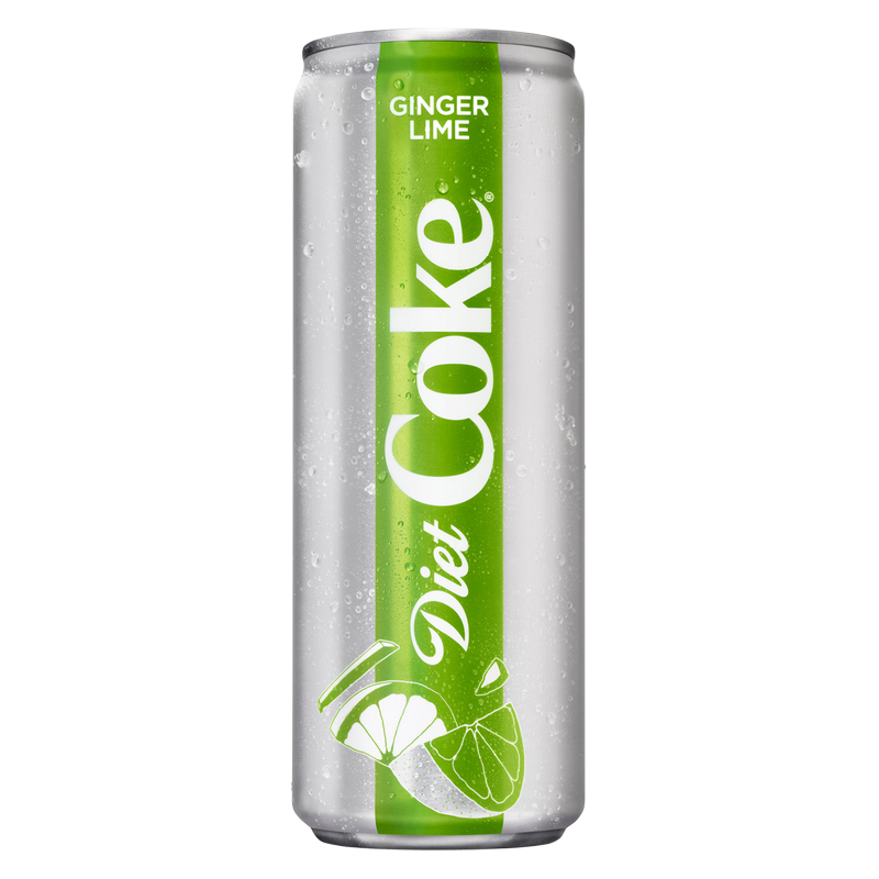 Diet Coke Sleek Ginger Lime 12oz