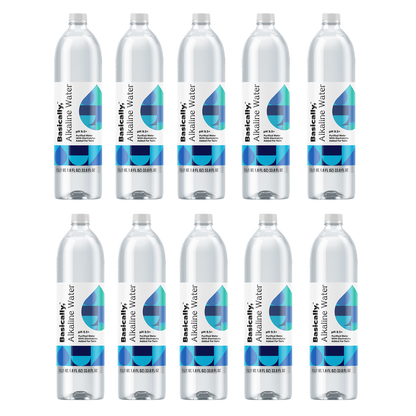 Basically, 1L Alkaline Water with Electrolytes (Pack of 10)