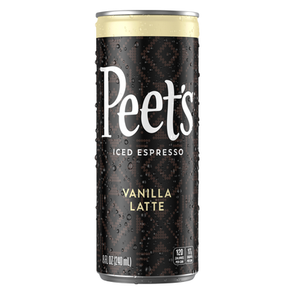 Peet's Vanilla Latte Iced Espesso 8oz