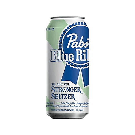 Pabst Stronger Seltzer Lime Single 16oz Can