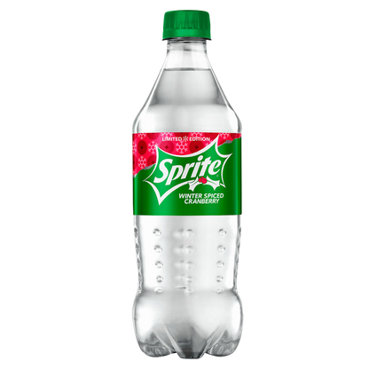 Sprite Winter Spiced Cranberry 20oz Btl