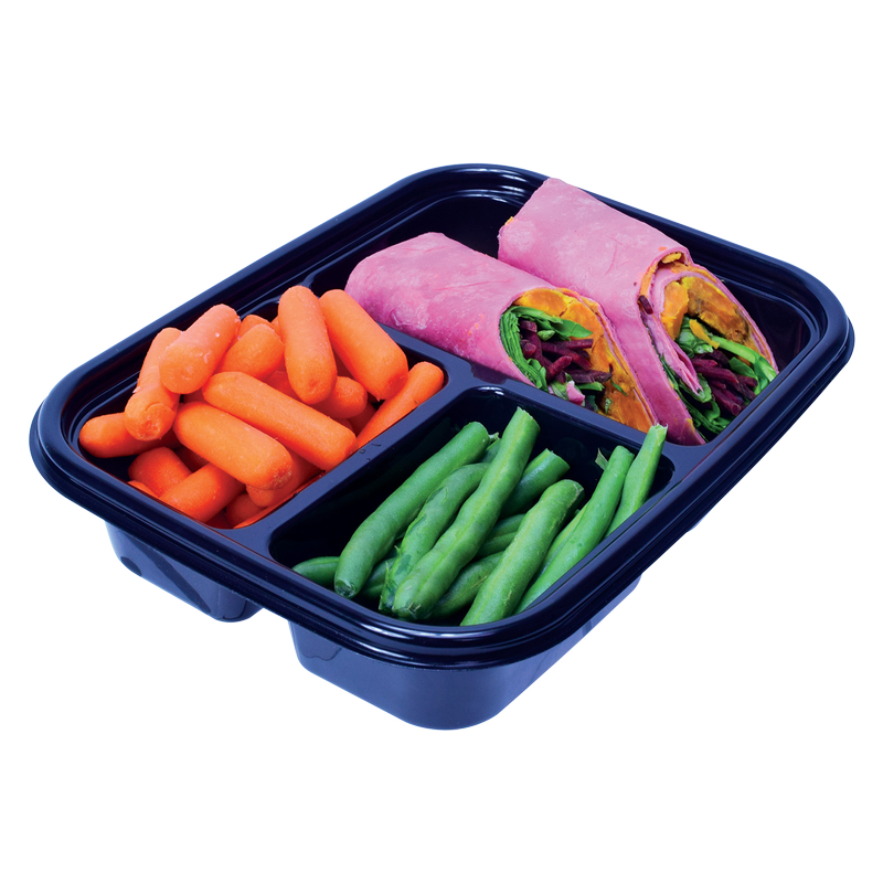 2-Section Meal Prep Food Container & Lid Set 10ct – BevMo!