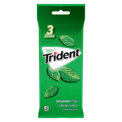 Trident Spearmint Gum 42ct