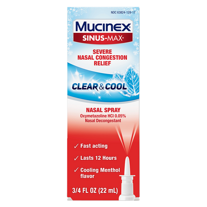 Mucinex Sinus-Max Severe Nasal Congestion Relief Nasal Spray 0.75oz