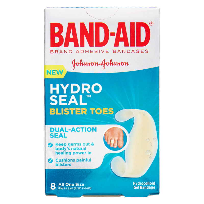 Band-Aid Hydro Seal Blister Toes Adhesive Bandages 8ct