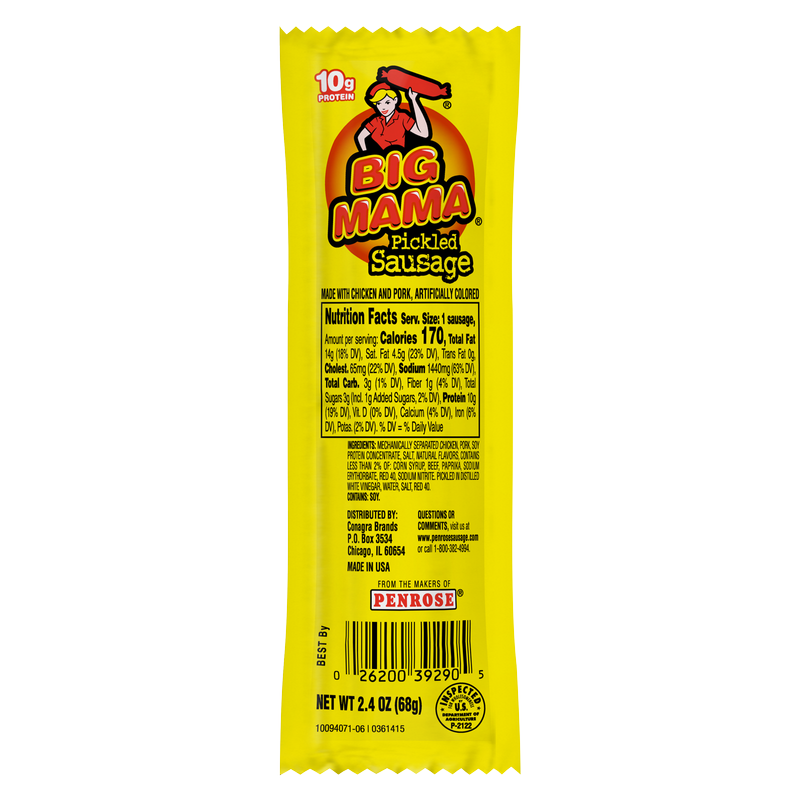 Penrose Big Mama Pickled Sausage 2.4oz