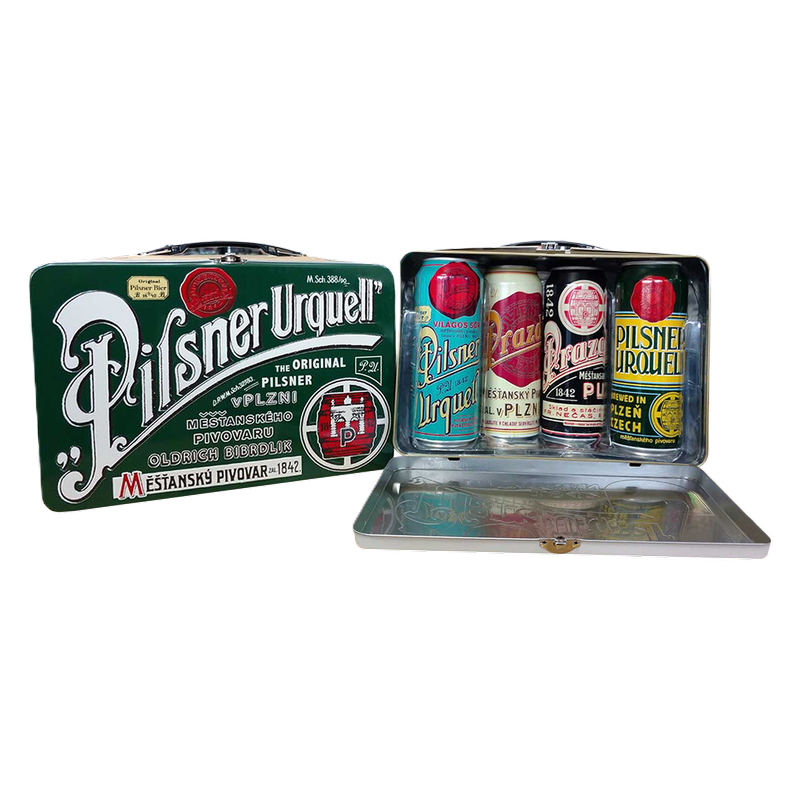 Pilsner Urquell Lunch Box Collectors Edition 4pk 16.9oz Can 4.4% ABV