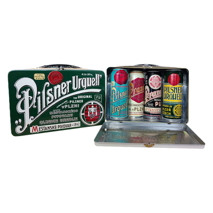 Pilsner Urquell Lunch Box Collectors Edition 4pk 16.9oz Can 4.4% ABV