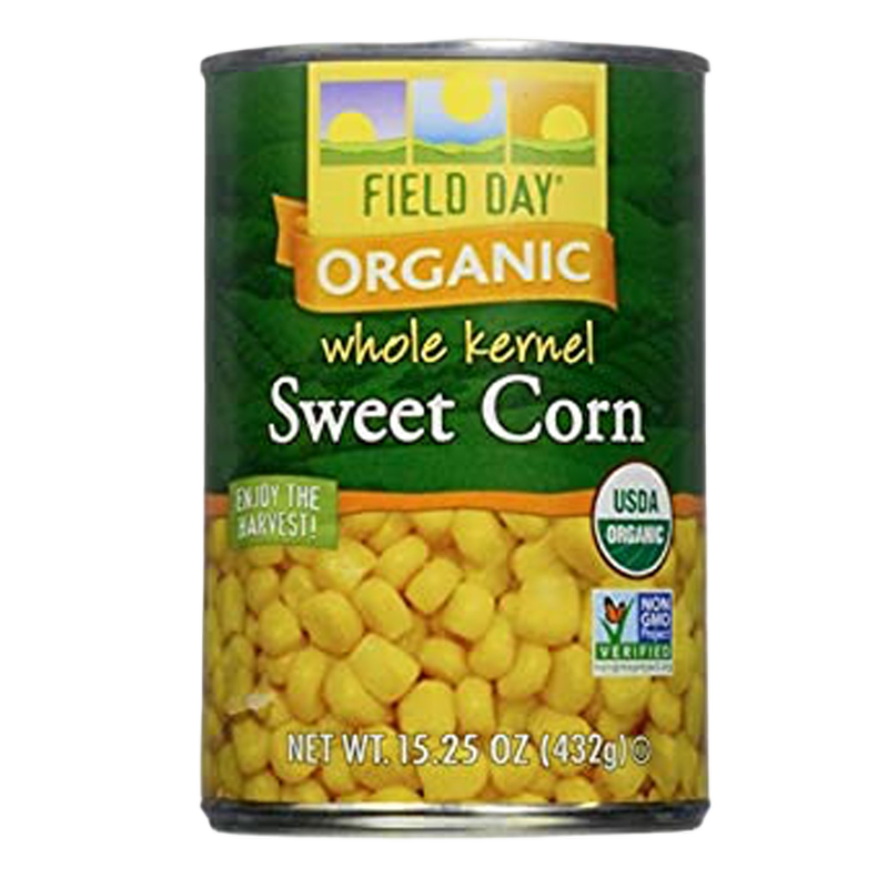 Field Day Organic Whole Kernel Sweet Corn 15.25oz