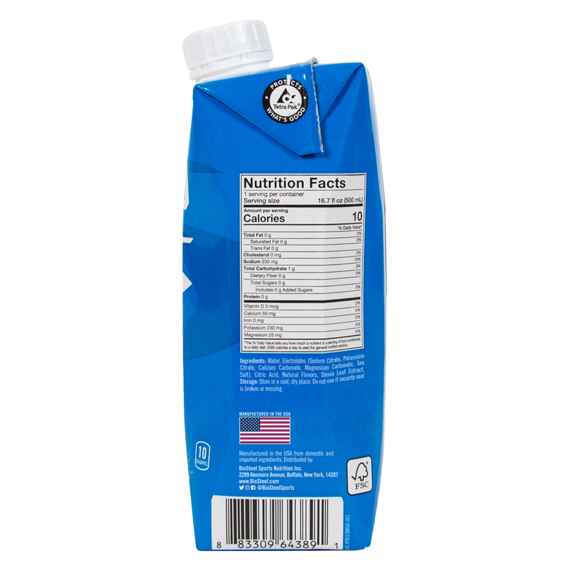 BioSteel Blue Raspberry 16.7oz