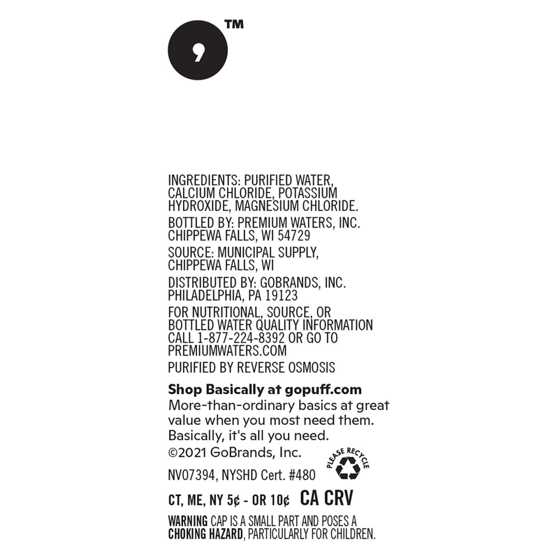 Basically, 1L Alkaline Water with Electrolytes (Pack of 10)