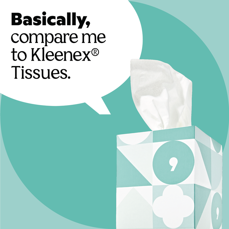 Basically, 80ct Soft Facial Tissues (Pack of 3)