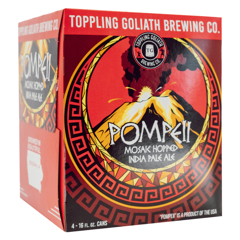 Toppling Goliath Pompeii IPA 4pk 16oz Can 6.2% ABV