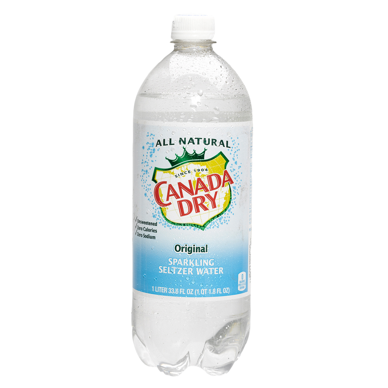 Canada Dry Original Sparkling Seltzer Water 1L Btl
