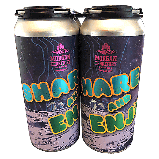 Morgan Territory Brewing Share and Enjoy Galaxy Lager 4pk 16oz Can