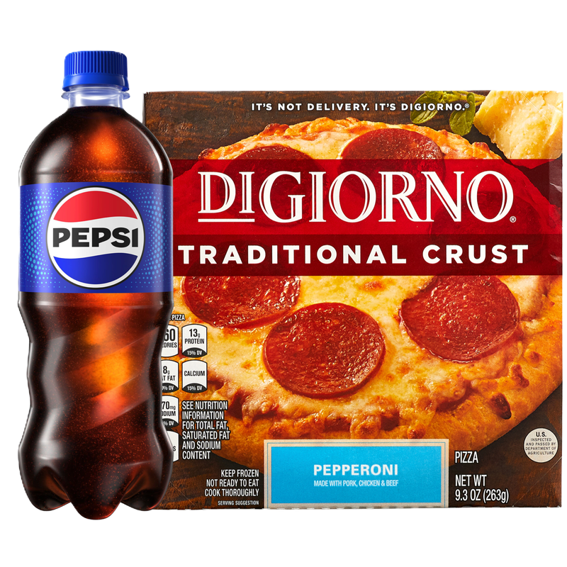 DiGiorno Frozen Traditional Crust Pepperoni Personal Pizza 6.5in