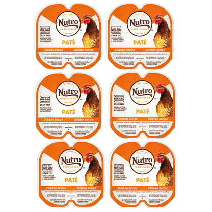 6 Ct Nutro Perfect Portions Trays Grain Free Pate Real Chicken