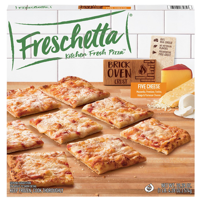 Freschetta Frozen Brick Oven Crust 5 Cheese Pizza 11in 20.28oz