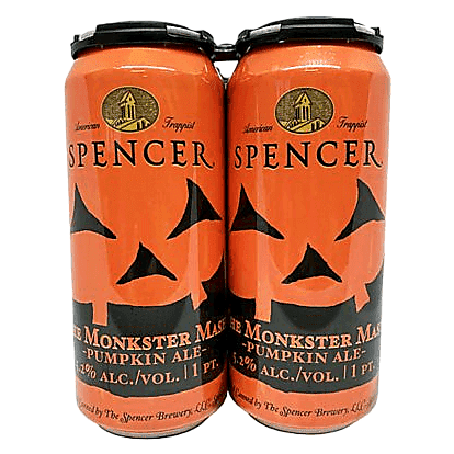 Spencer Brewery Monkster Mash Pumpkin Ale 4pk 16oz Can