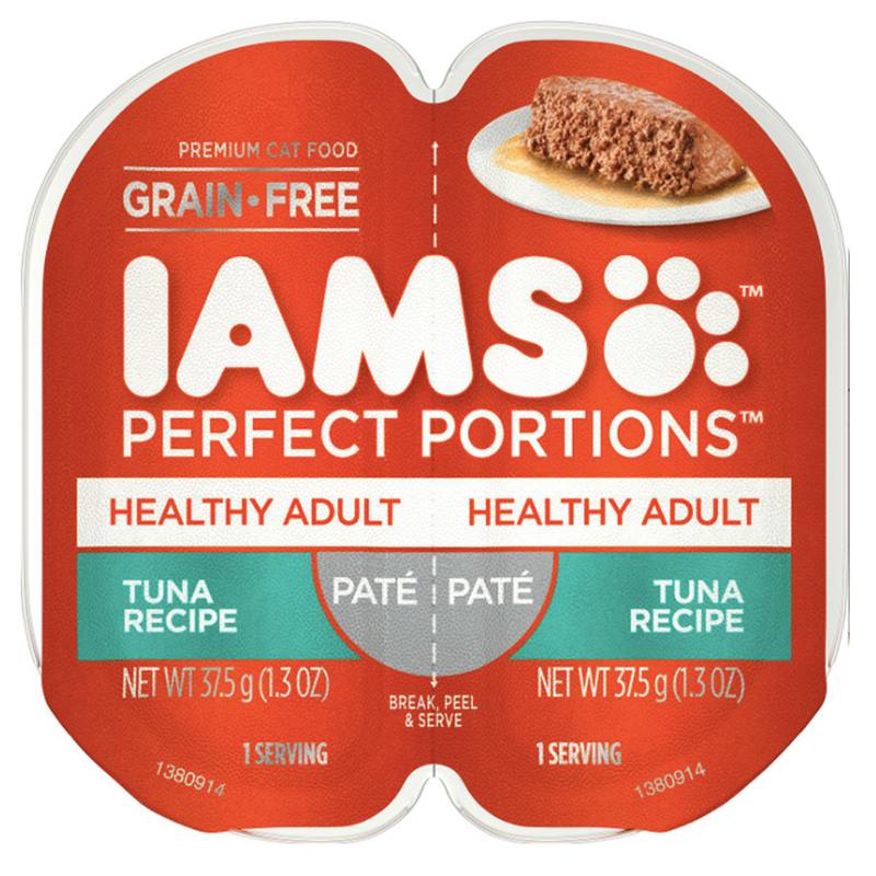6 Ct Iams Perfect Portions Tuna Pate Adult Wet Cat Food 2.6oz