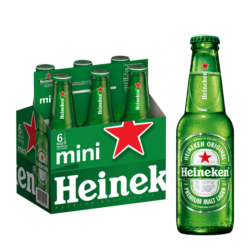 Heineken 6pk 7oz Btl 5 0 Abv Bevmo