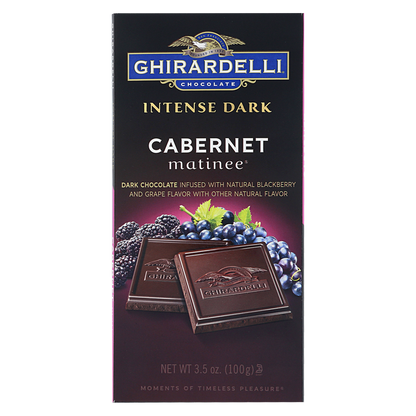 Ghirardelli Cabernet Matinee Intense Dark Bar 3.5oz