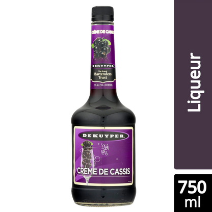 Dekuyper Creme De Cassis Liqueur 750ml (30 Proof) - DeKuyper – BevMo!