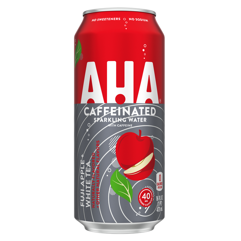 AHA Fuji Apple + White Tea 16oz Can