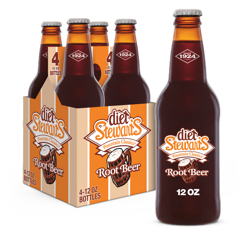 Stewart's Diet Root Beer 4pk 12oz Btl - Stewart's – BevMo!
