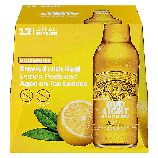 Bud Light Lemon Tea 12pk 12oz Btl