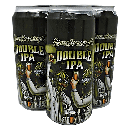 Evans Brewing Double IPA 4pk 16oz Can