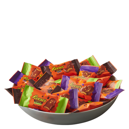 Reese's Peanut Butter Assorted Halloween Shapes Snack Size Bag 9oz