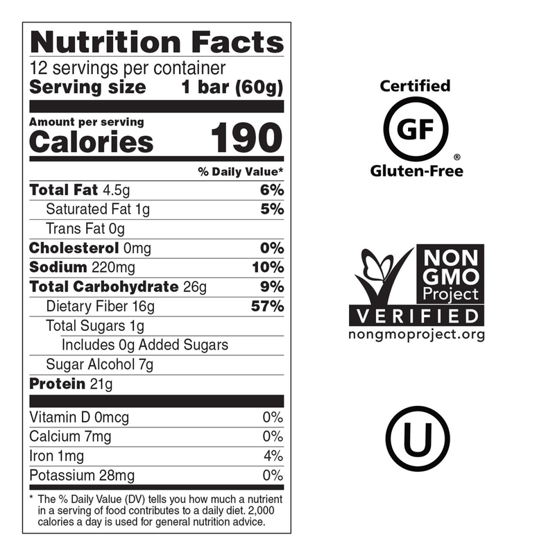 No Cow Chocolate Chip Cookie Dough Protein Bar 2.12oz