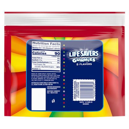 Life Savers 5 Flavor Gummies 14.5oz