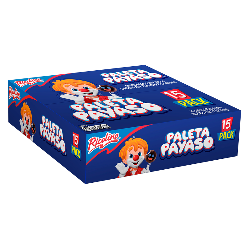 Ricolino Paleta Payaso Mini 15ct