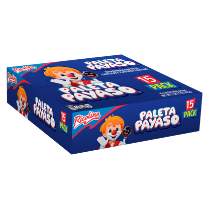 Ricolino Paleta Payaso Mini 15ct