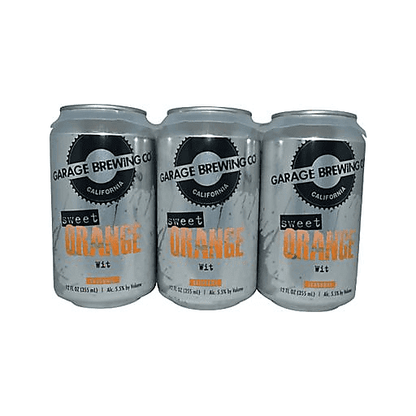 Garage Brewing Sweet Orange Wit 6pk 12oz Can