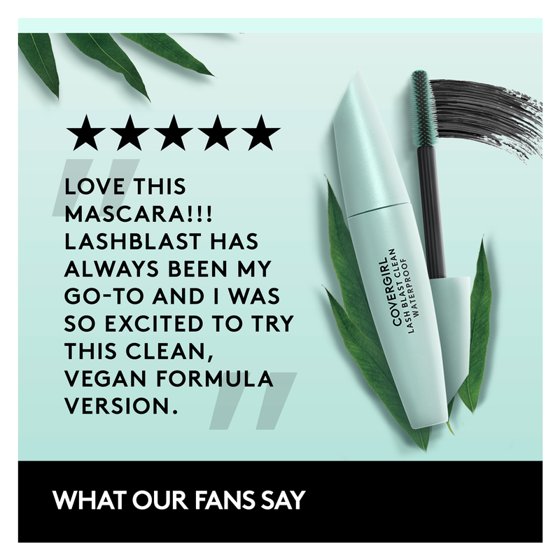 Covergirl Lash Blast Clean Waterproof Mascara Very Black 0.44oz