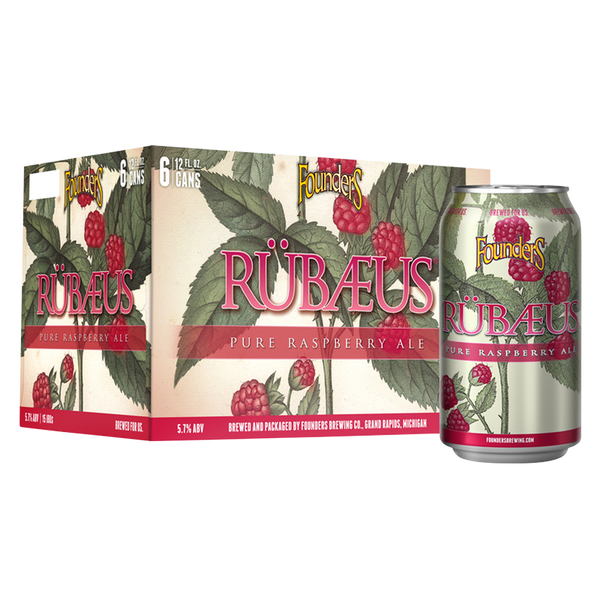 Founders Brewing Rubaeus Pure Raspberry Ale 6pk 12oz Can - BevMo! – BevMo!