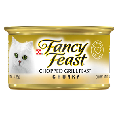 Fancy Feast Chunky Chopped Grill Wet Cat Food 3oz