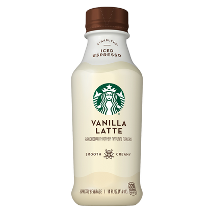 Starbucks Iced Espresso Latte Vanilla 14oz