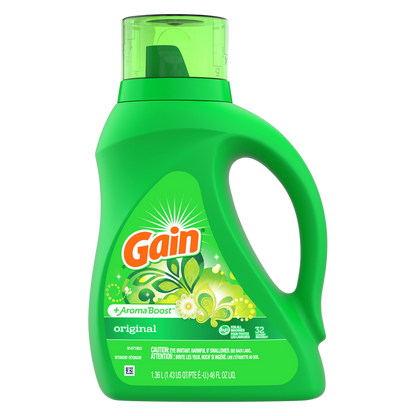 Gain + Aroma Boost Original Scent Liquid Laundry Detergent 46oz