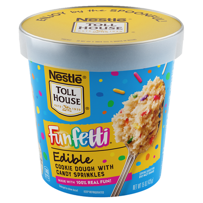 Nestle Toll House Funfetti Edible Cookie Dough - 15oz