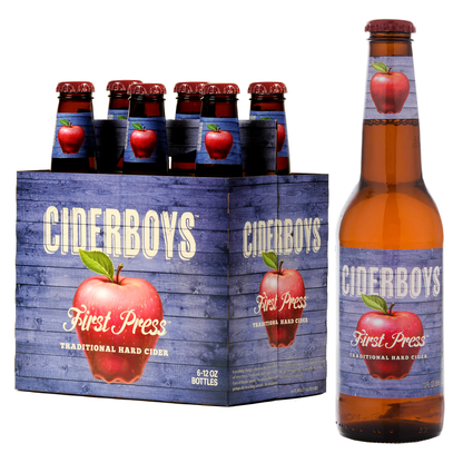 Ciderboys First Press 6pk 12oz Btl 5.0% ABV
